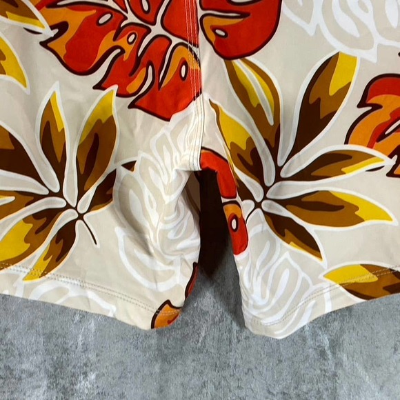 Hurley Men's Barely Bone Printed Phantom Classic Pull-On Board Shorts SZ 40 - Picture 5 of 13